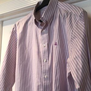 Brooks Brothers Oxford in XL. Classic fit IN LVNDR/WHT 👌🏻